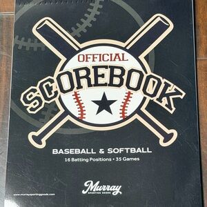 Official Scorebook for Baseball & Softball - Black